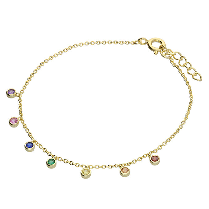 GOLD RAINBOW BRACELET
